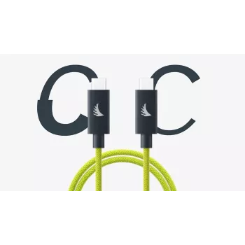 Cabo Angelbird USB-C 4.0 Solid Flex Lime 1 m / 3.3 ft UC4SFL100