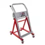 Carrinho de placas HOLZMANN PW3040KIPP, capacidade de 300 kg, função de basculamento, rodas de borracha maciça