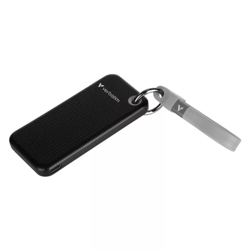 Unidade de estado sólido externa Verbatim Pocket SSD 128GB preto/cinzento USB 3.2 Gen 2