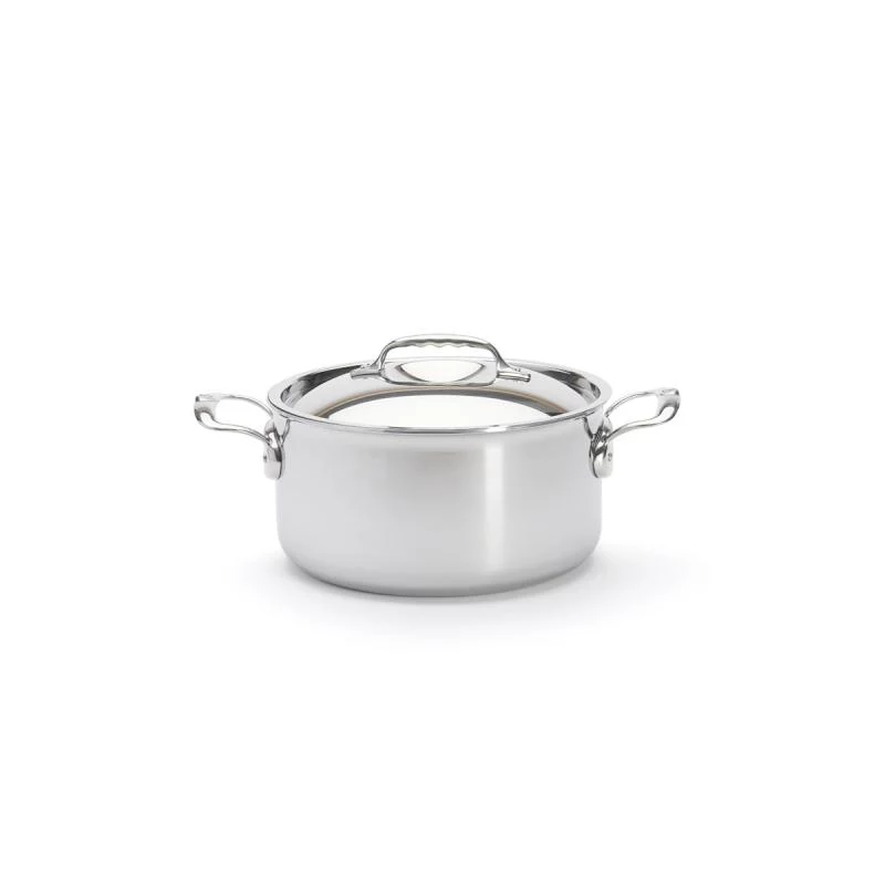 De Buyer Affinity Caçarola Aço Inoxidável com Tampa 24 cm