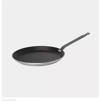 De Buyer Choc Resto Frigideira de Indução 26 cm - Preto - Redonda - Fundo 4 mm - Alumínio - Antiaderente
