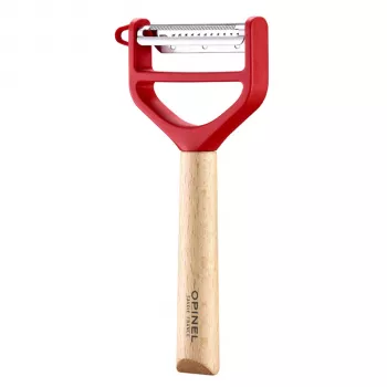 Opinel T-Duo Conjunto de Descascadores em Y Vermelho Madeira de Faia