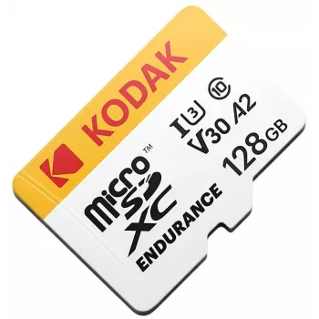 Kodak mSD UHS-I U3 A2 Endurance 128GB Cartão de Memória microSDXC