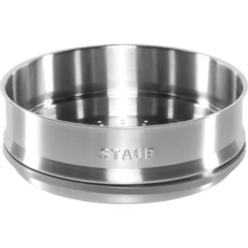 Staub Cesto de Vapor 26 cm, Ferro Fundido Esmaltado, Azul Escuro