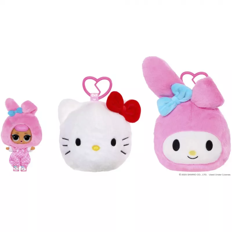 L.O.L. Surprise Loves Hello Kitty peluche reversível sortido