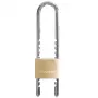 Cadeado de arco ajustável Master Lock 1950EURDCC 50 mm corpo maciço em latão fechadura de chave