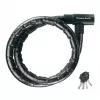 Cadeado de cabo blindado com chave Master Lock 22 mm 8115EURDPS preto 1,2 m