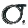 Cadeado de cabo blindado com chave Master Lock 22 mm 8115EURDPS preto 1,2 m