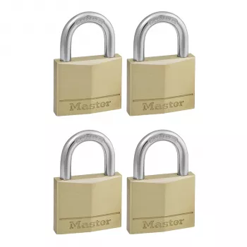 Conjunto de cadeados Master Lock de 4 peças 50 mm chave igual 150EURQNOP