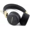 Auscultadores Bluetooth over-ear GUESS GUBH704GEMK, pretos, logótipo metálico 4G