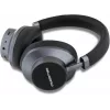 Auscultadores Bluetooth on-ear sem fios Karl Lagerfeld Saffiano Metal Logo pretos