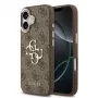 Capa rígida GUESS 4G Metal Logo castanha para Apple iPhone 17