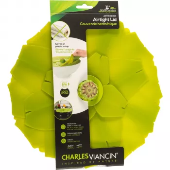 Tampa de silicone Charles Viancin Artichoke 28 cm Verde