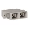 Acoplador de fibra ótica Tripp Duplex MMF/SMF Multimodo Monomodo SC/SC - Acoplador de rede - SC Multimodo (Bege)
