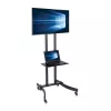 Carrinho para TV/monitor com rodas Eaton Tripp Lite Series - para TVs e monitores de 37 a 70 polegadas - Classic Edition - Preto, Prateado