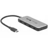 Hub USB-C de 4 portas Eaton Tripp Lite Series, USB 3.2 Gen 2 (10 Gbps) - Preto