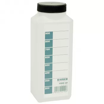 Frasco de armazenamento de químicos KAISER FOTOTECHNIK 1000ml Branco 4192