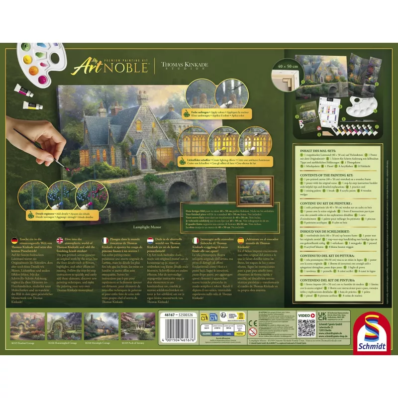 Puzzle Schmidt My ArtNOBLE Thomas Kinkade - Lamplight Manor 1000 peças