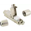 Schwaiger Conector de cabo de rede Keystone CAT 6A blindado módulo RJ45 sem ferramentas