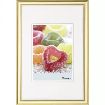 Walther Design Trendstyle 18x24 Moldura para fotografias dourada de plástico KP824G