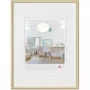 Walther Design KV824G Moldura para fotografias de plástico dourada 10x15 cm para parede retangular