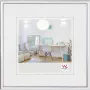 Walther New Lifestyle 30x30 cm Moldura para fotografias prateada de plástico KV330S