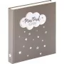 Walther Design Baby Magical Álbum de fotografias castanho/branco 50 páginas 28x31 cm UK-205