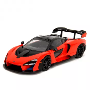 Carro modelo die-cast Jada Fast & Furious McLaren Senna 1:24 laranja