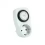 Temporizador mecânico REV Ritter 24h com segurança para crianças branco 230V 50Hz