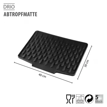 GEFU DRIO Tapete de Secagem Antracite