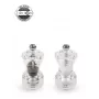 Peugeot Bistro Conjunto de moinhos de pimenta e sal Duo 10 cm Acrílico Transparente