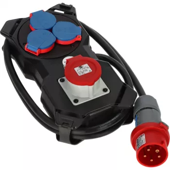 Brennenstuhl Power Station CEE 400V/16A, 3x230V/16A, cabo de 2m, IP44, 6 tomadas
