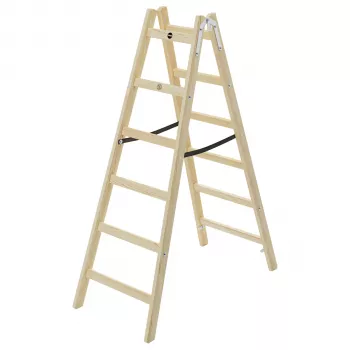 Hailo H40 StandardLine Escadote de madeira de dois lados 2x6