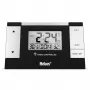 MEBUS 51059 Despertador digital - Preto/Prateado - Ecrã LCD - 12/24h - Bateria - Micro-USB