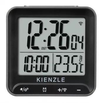 Despertador digital KIENZLE Quadrado Preto