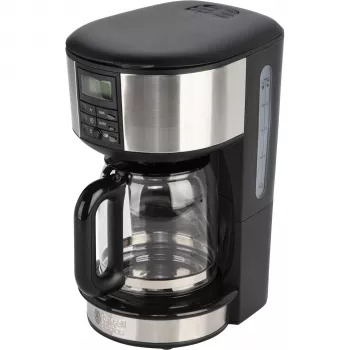Máquina de café de filtro semiautomática Russell Hobbs Buckingham 20680-56, 1,25 l, 1000 W, Preto/Prata