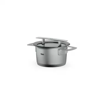 Panela Fissler Phi Collection com tampa de vidro 16 cm