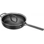Frigideira salteadora ZWILLING Milano com tampa de vidro 28 cm, preto