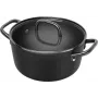 Panela para sopa ZWILLING Milano com tampa de vidro 24 cm, preto