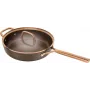 Frigideira salteadora ZWILLING Milano com tampa de vidro 28 cm, castanho