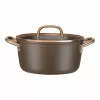 Panela para sopa ZWILLING Milano com tampa de vidro 24 cm, castanho