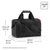 Saco para garrafa Reisenthel preto poliéster mulher