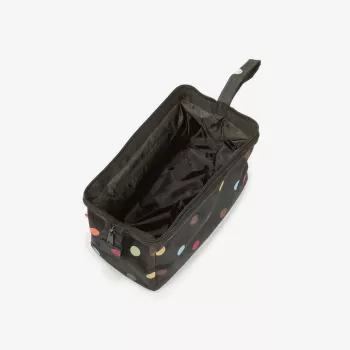 Necessaire de viagem Reisenthel WC7009 Travel Cosmetic Dots - poliéster multicolor com fecho de correr, 3 bolsas