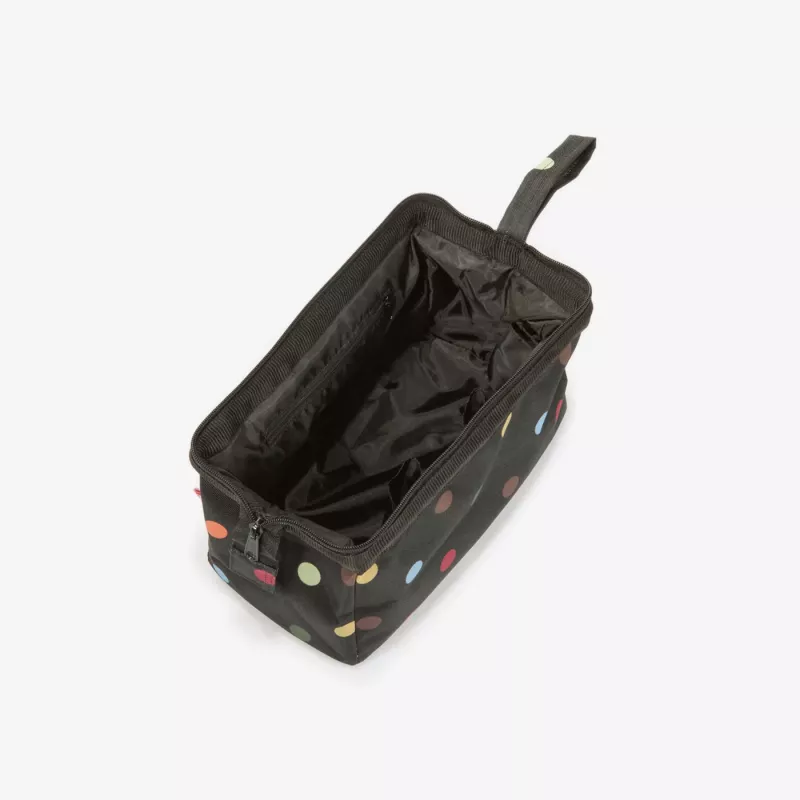 Necessaire de viagem Reisenthel WC7009 Travel Cosmetic Dots - poliéster multicolor com fecho de correr, 3 bolsas
