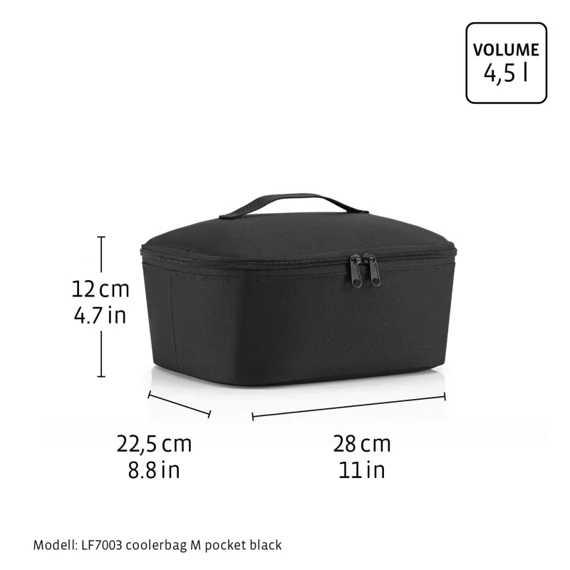 Bolsa térmica Reisenthel Coolerbag M Pocket Twist Silver (LF7052)