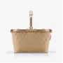 Saco de compras Reisenthel Carrybag Frame Rhombus ginger, estrutura de alumínio, 22 l (BK6046)
