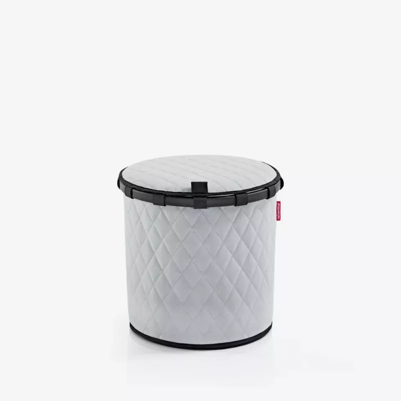 Reisenthel Homebasket Moldura de cobertura Rhombus Cinzento claro