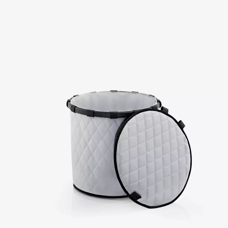 Reisenthel Homebasket Moldura de cobertura Rhombus Cinzento claro