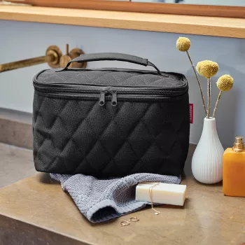Bolsa de cosmética Reisenthel Rhombus preto (ML7059)