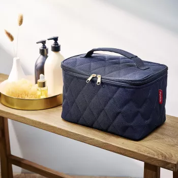 Bolsa de cosmética Reisenthel Rhombus Midnight Gold (ML4110)